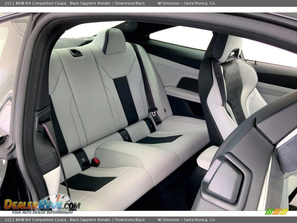 Rear Seat of 2021 BMW M4 Competition Coupe Photo #19