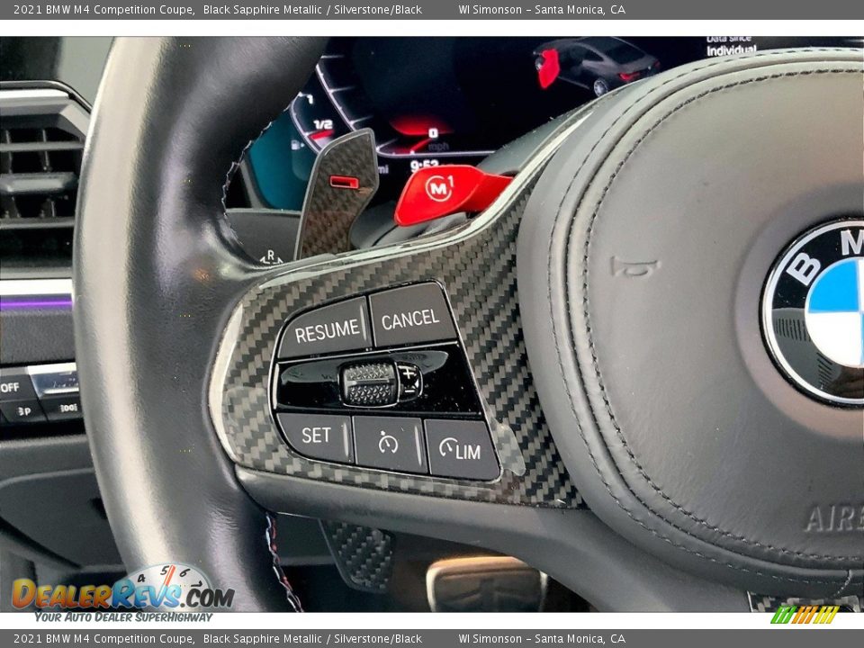 2021 BMW M4 Competition Coupe Steering Wheel Photo #21