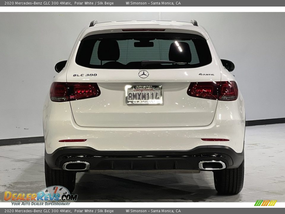 2020 Mercedes-Benz GLC 300 4Matic Polar White / Silk Beige Photo #5