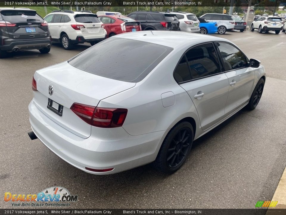 2017 Volkswagen Jetta S White Silver / Black/Palladium Gray Photo #36