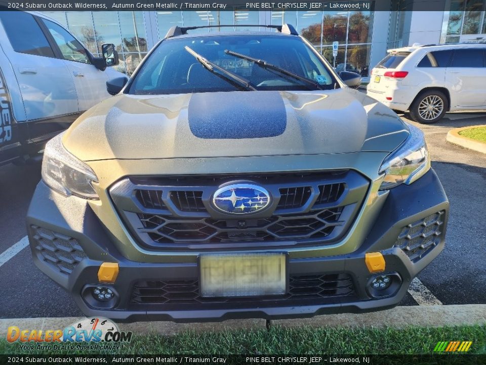 2024 Subaru Outback Wilderness Autumn Green Metallic / Titanium Gray Photo #2