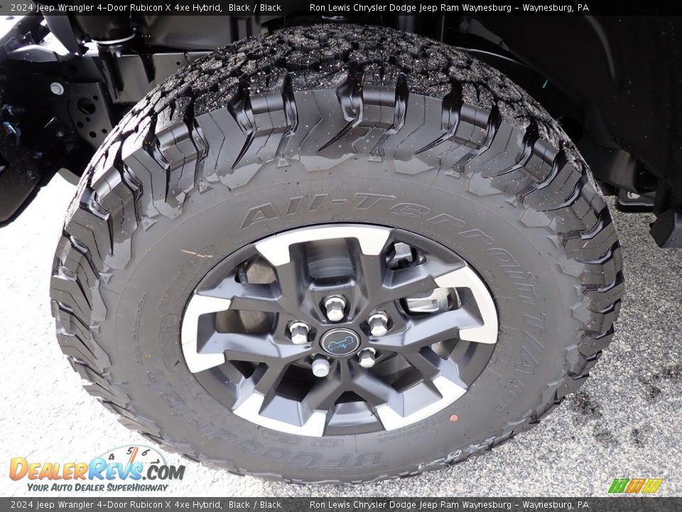 2024 Jeep Wrangler 4-Door Rubicon X 4xe Hybrid Wheel Photo #10