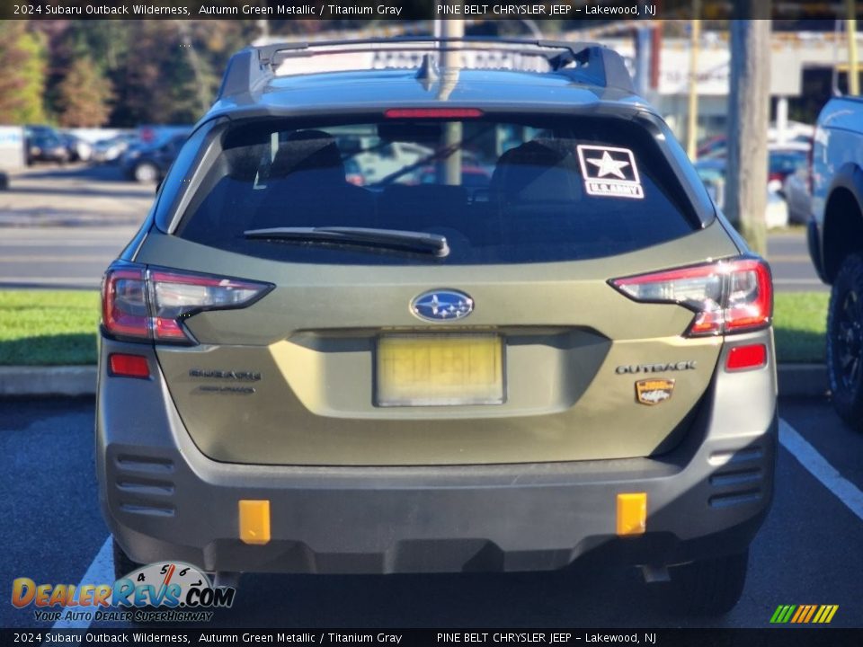 2024 Subaru Outback Wilderness Autumn Green Metallic / Titanium Gray Photo #4