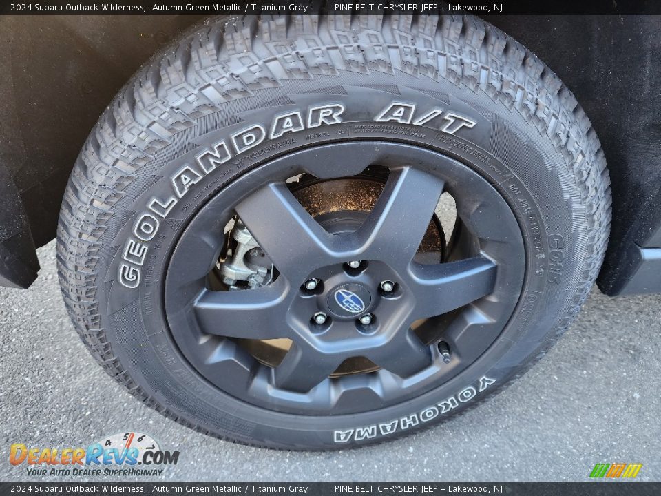 2024 Subaru Outback Wilderness Autumn Green Metallic / Titanium Gray Photo #6