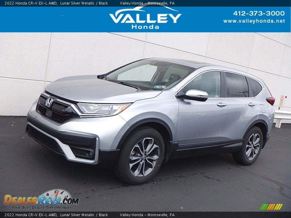 2022 Honda CR-V EX-L AWD Lunar Silver Metallic / Black Photo #1