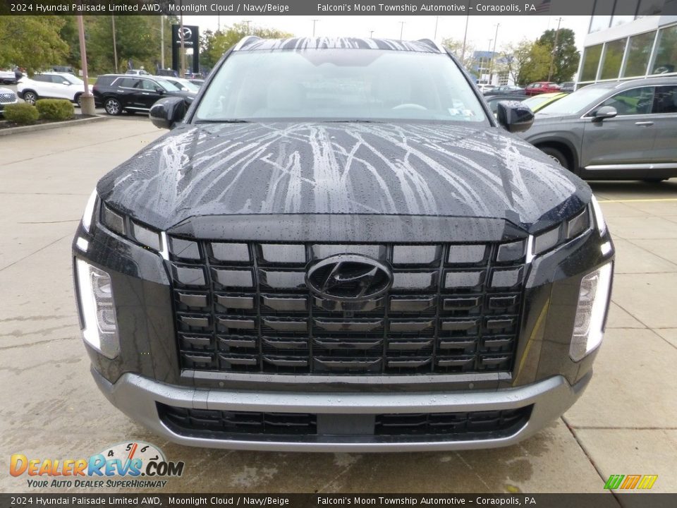 2024 Hyundai Palisade Limited AWD Moonlight Cloud / Navy/Beige Photo #8