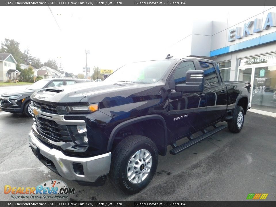 2024 Chevrolet Silverado 2500HD LT Crew Cab 4x4 Black / Jet Black Photo #2