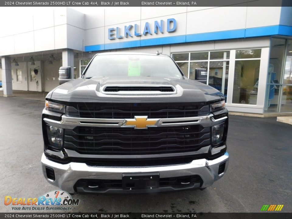 2024 Chevrolet Silverado 2500HD LT Crew Cab 4x4 Black / Jet Black Photo #3