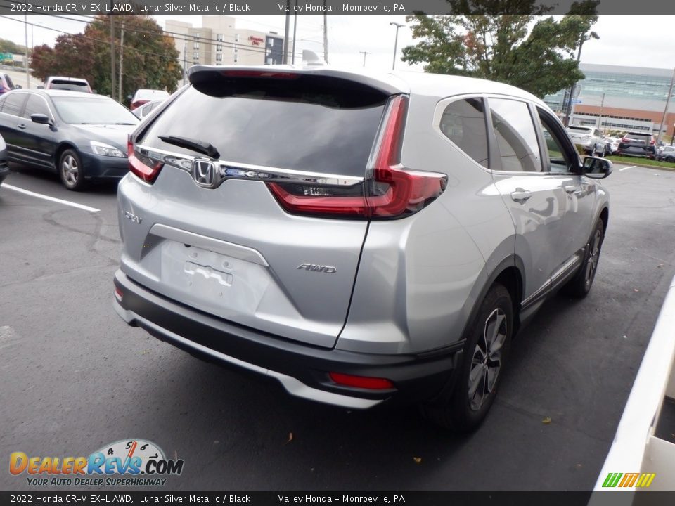 2022 Honda CR-V EX-L AWD Lunar Silver Metallic / Black Photo #6