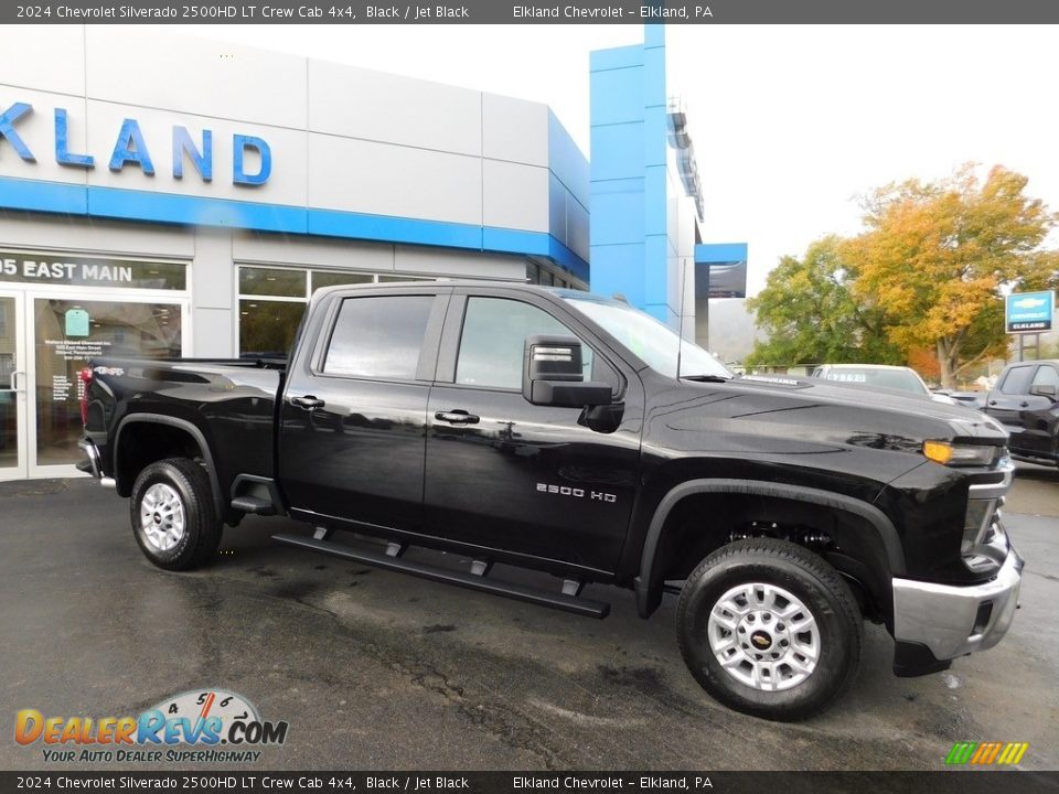 2024 Chevrolet Silverado 2500HD LT Crew Cab 4x4 Black / Jet Black Photo #5