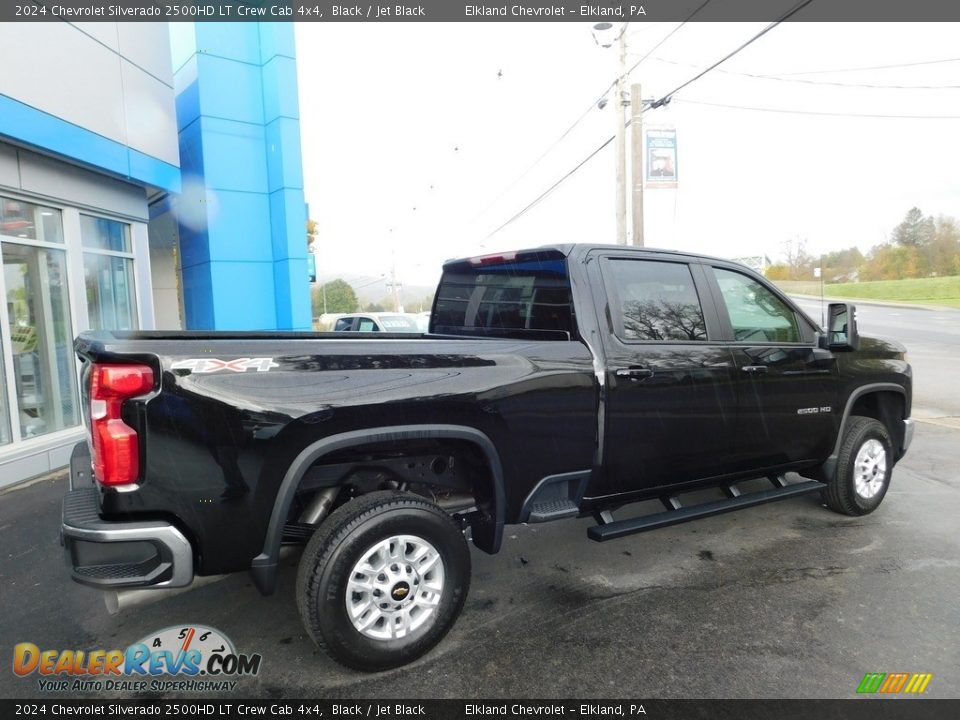 2024 Chevrolet Silverado 2500HD LT Crew Cab 4x4 Black / Jet Black Photo #7