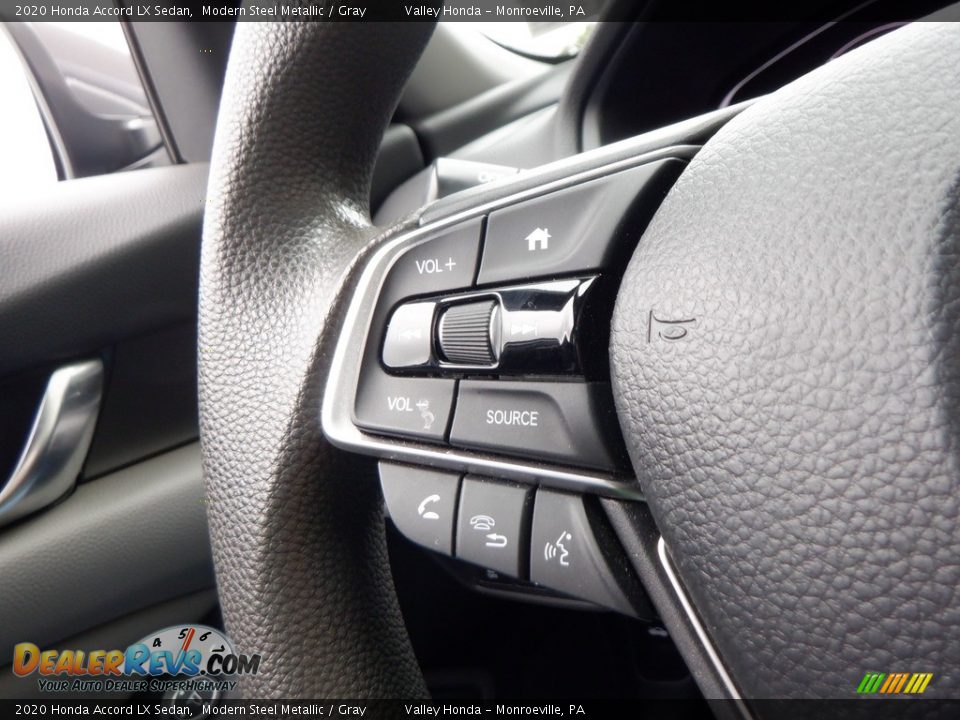 2020 Honda Accord LX Sedan Modern Steel Metallic / Gray Photo #20