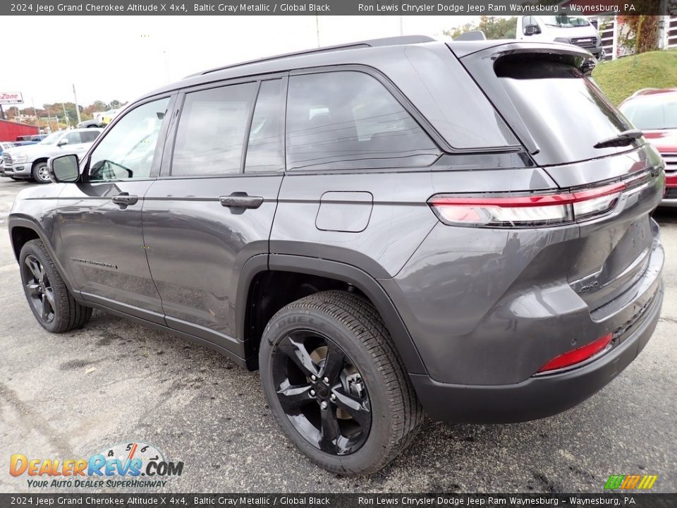 2024 Jeep Grand Cherokee Altitude X 4x4 Baltic Gray Metallic / Global Black Photo #3