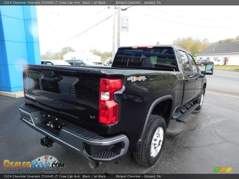 2024 Chevrolet Silverado 2500HD LT Crew Cab 4x4 Black / Jet Black Photo #8