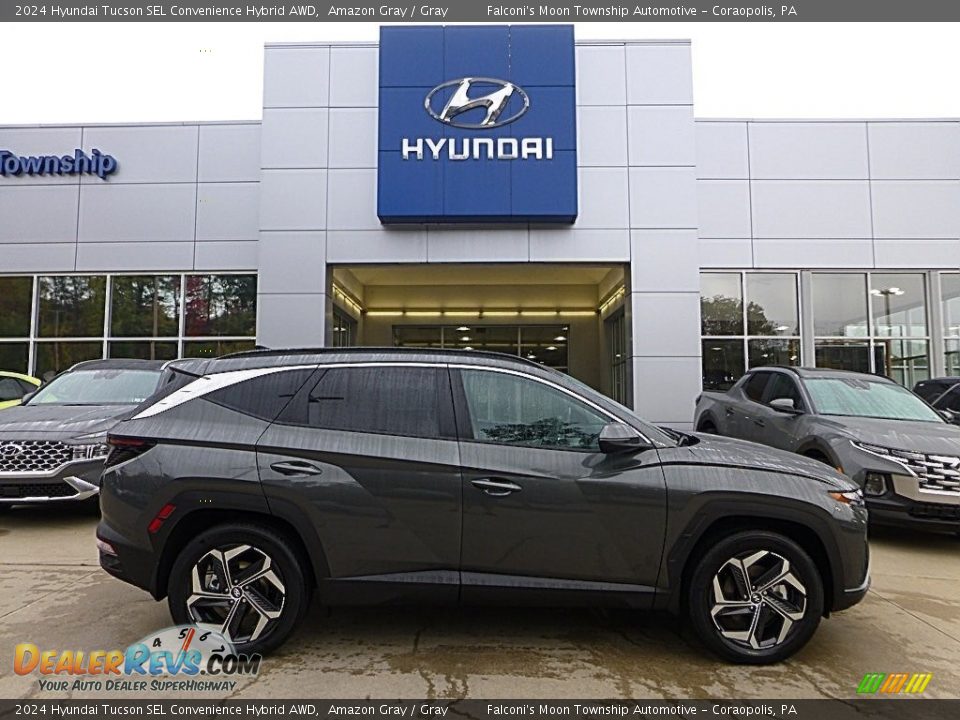 2024 Hyundai Tucson SEL Convenience Hybrid AWD Amazon Gray / Gray Photo #1