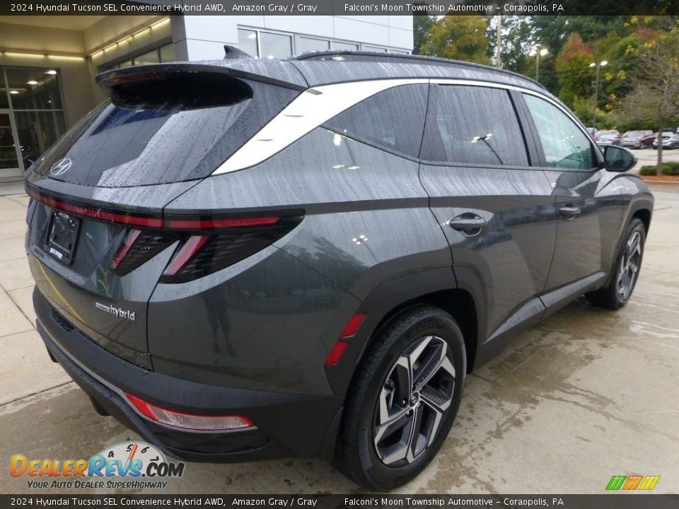 2024 Hyundai Tucson SEL Convenience Hybrid AWD Amazon Gray / Gray Photo #2