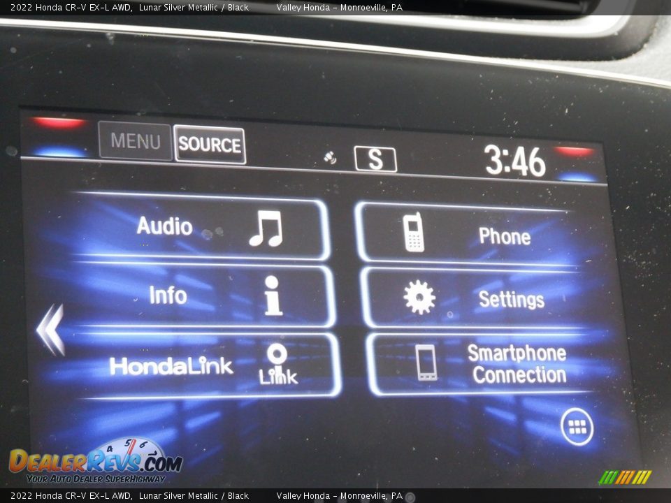 2022 Honda CR-V EX-L AWD Lunar Silver Metallic / Black Photo #20
