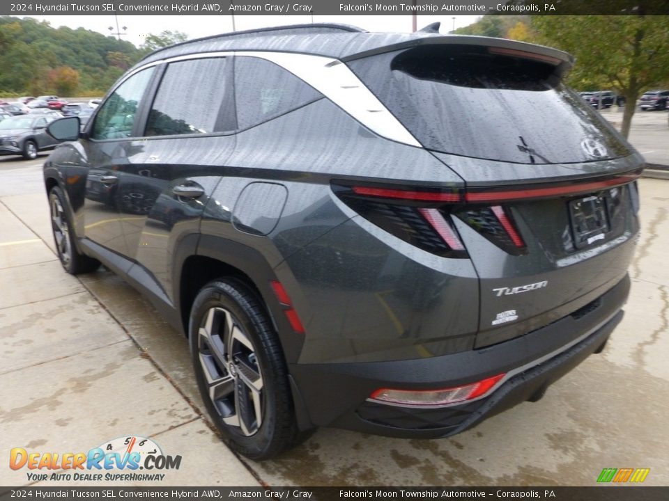 2024 Hyundai Tucson SEL Convenience Hybrid AWD Amazon Gray / Gray Photo #5