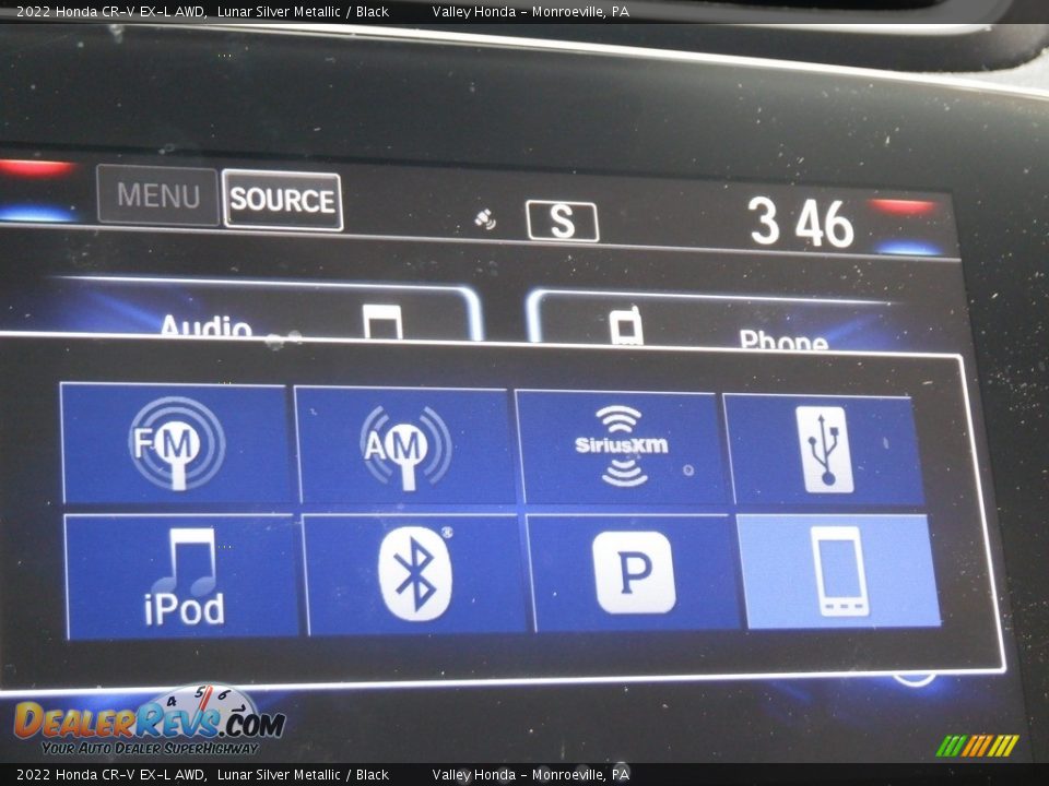 2022 Honda CR-V EX-L AWD Lunar Silver Metallic / Black Photo #21