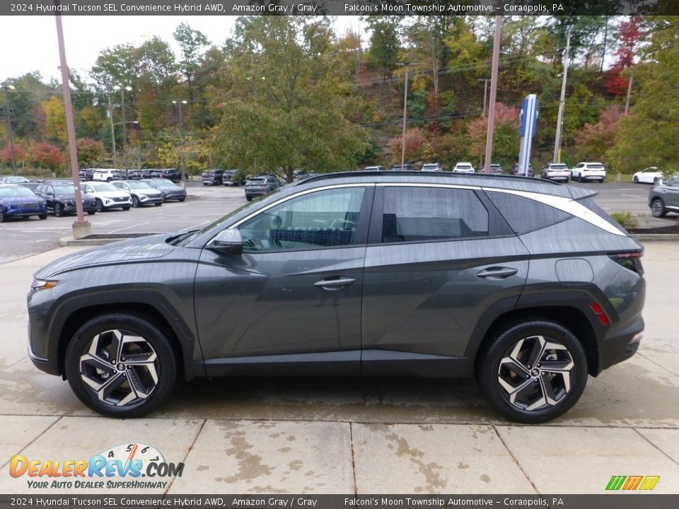 2024 Hyundai Tucson SEL Convenience Hybrid AWD Amazon Gray / Gray Photo #6