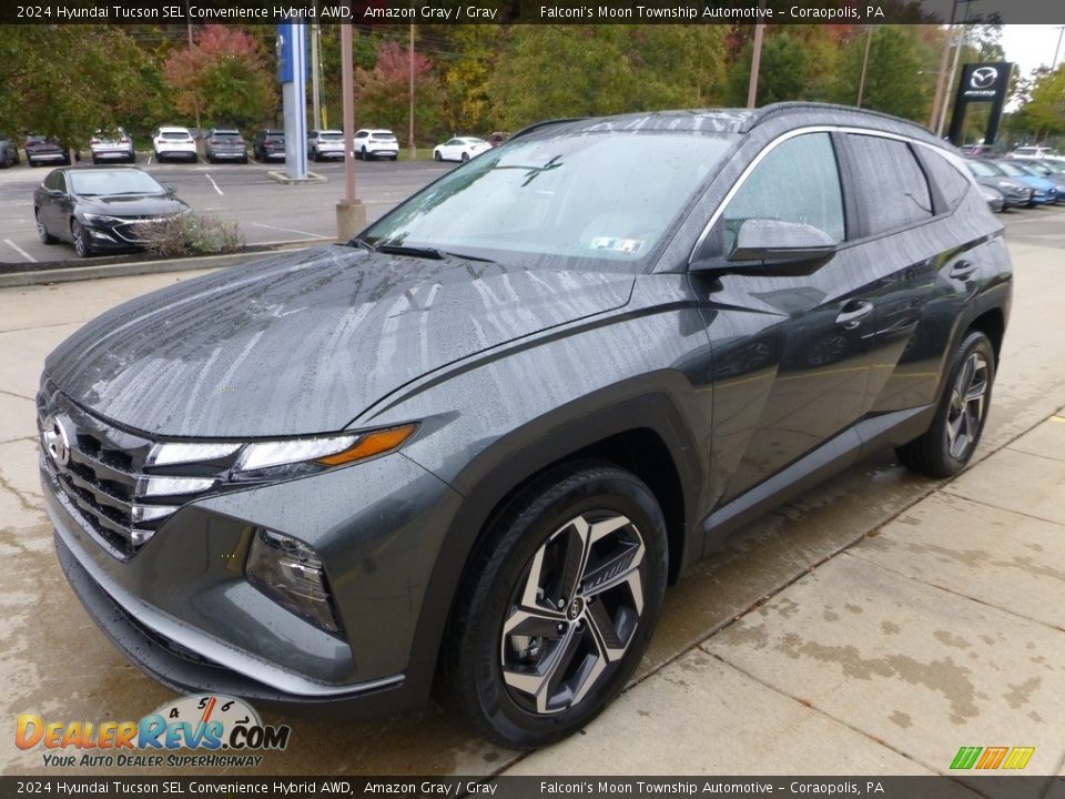2024 Hyundai Tucson SEL Convenience Hybrid AWD Amazon Gray / Gray Photo #7