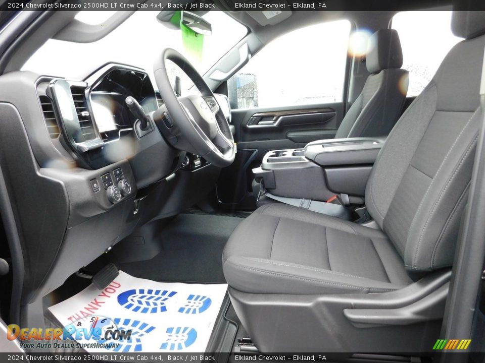 Jet Black Interior - 2024 Chevrolet Silverado 2500HD LT Crew Cab 4x4 Photo #21