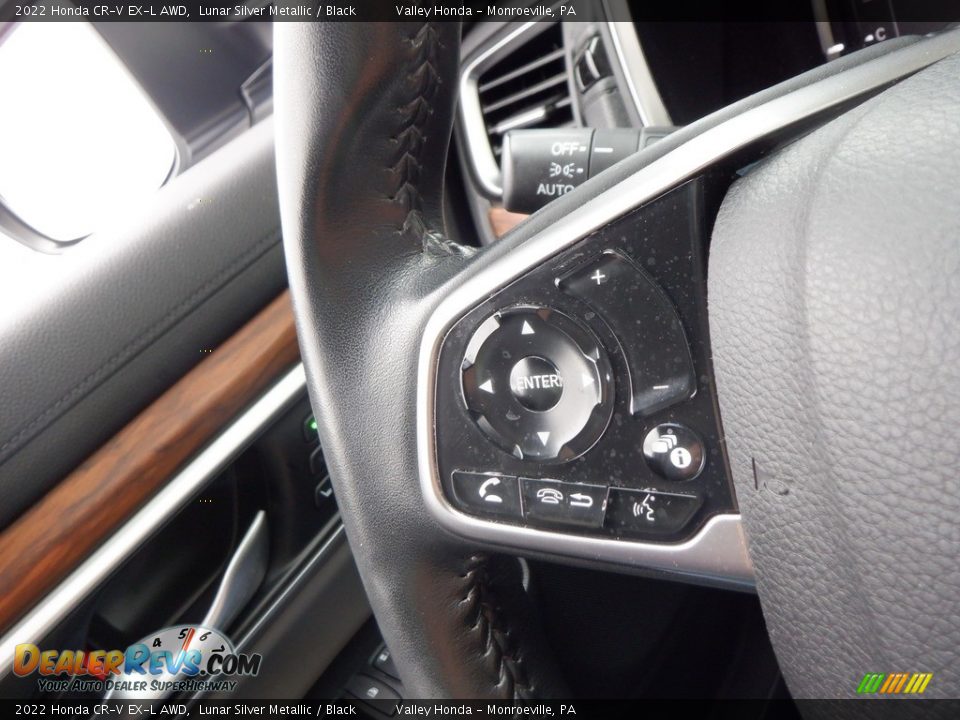 2022 Honda CR-V EX-L AWD Lunar Silver Metallic / Black Photo #26