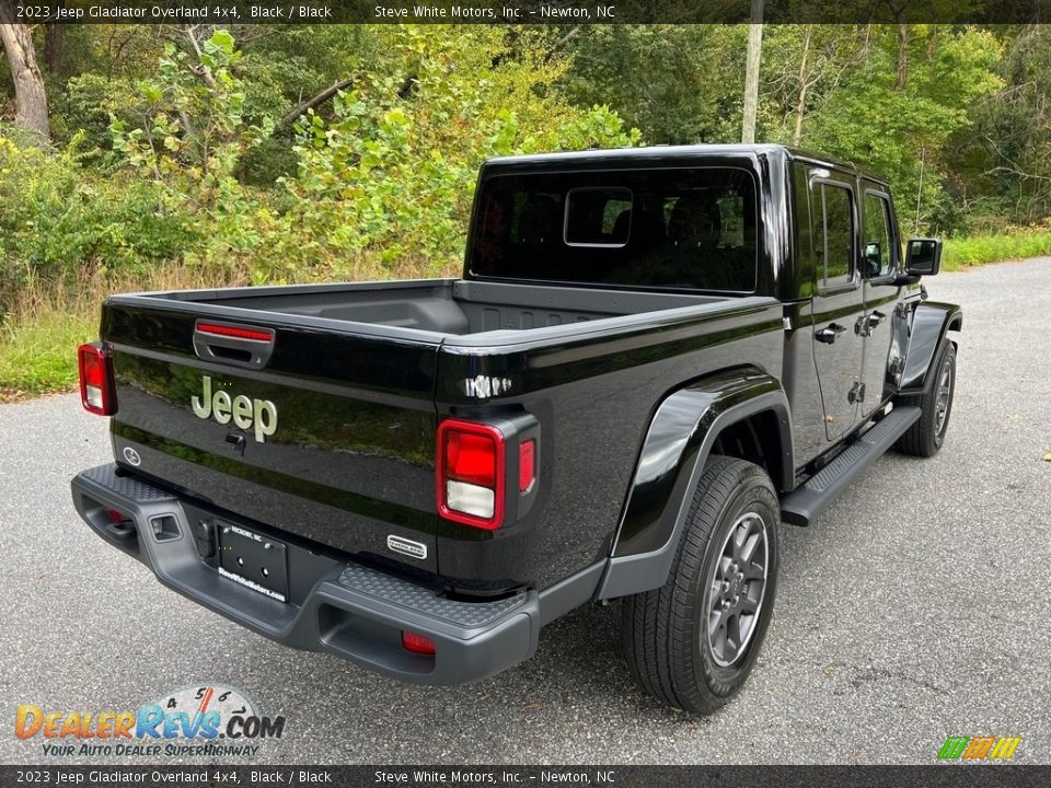 2023 Jeep Gladiator Overland 4x4 Black / Black Photo #6