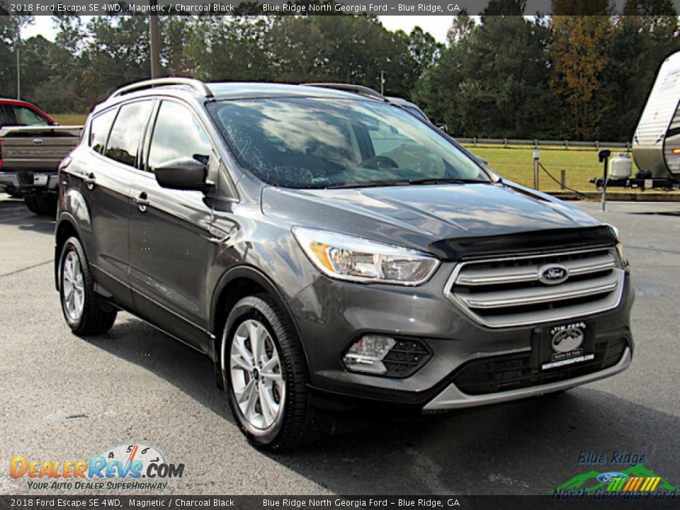 2018 Ford Escape SE 4WD Magnetic / Charcoal Black Photo #8