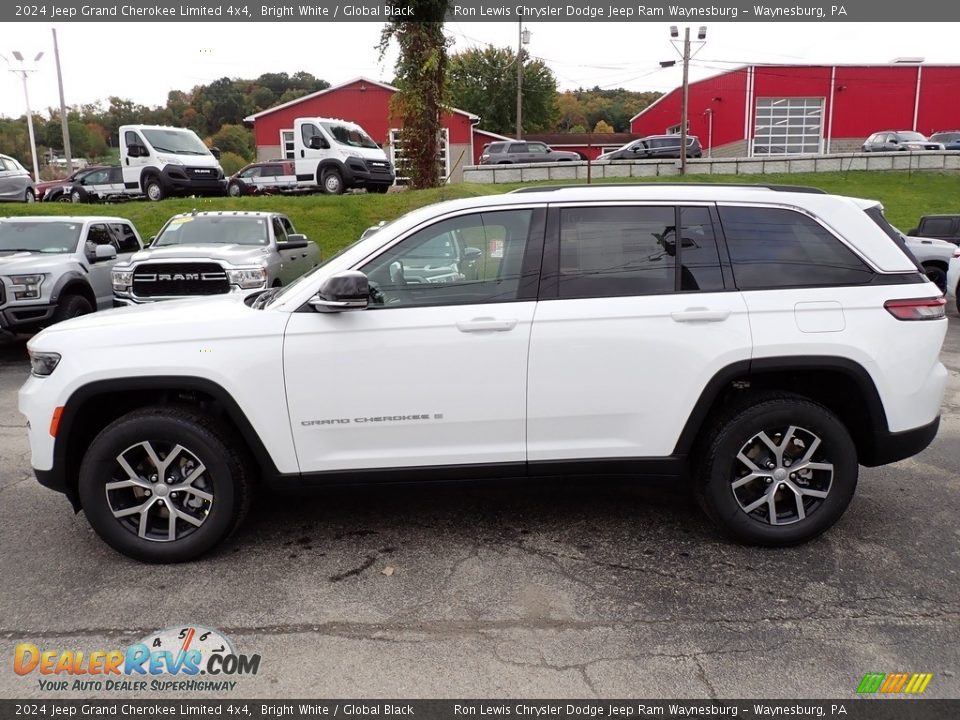 Bright White 2024 Jeep Grand Cherokee Limited 4x4 Photo #2