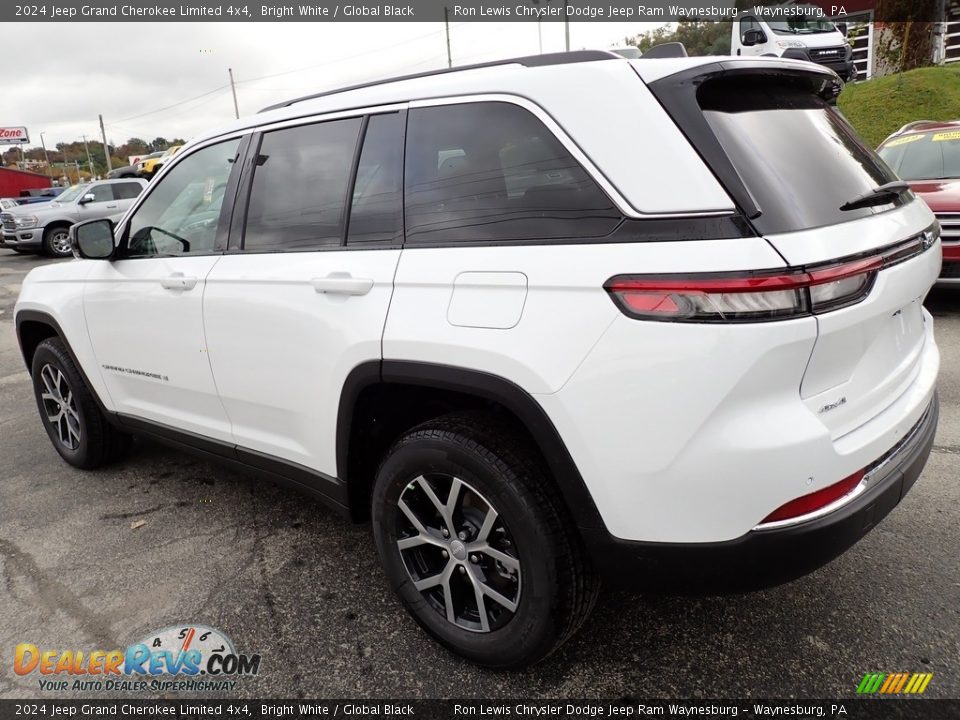 Bright White 2024 Jeep Grand Cherokee Limited 4x4 Photo #3