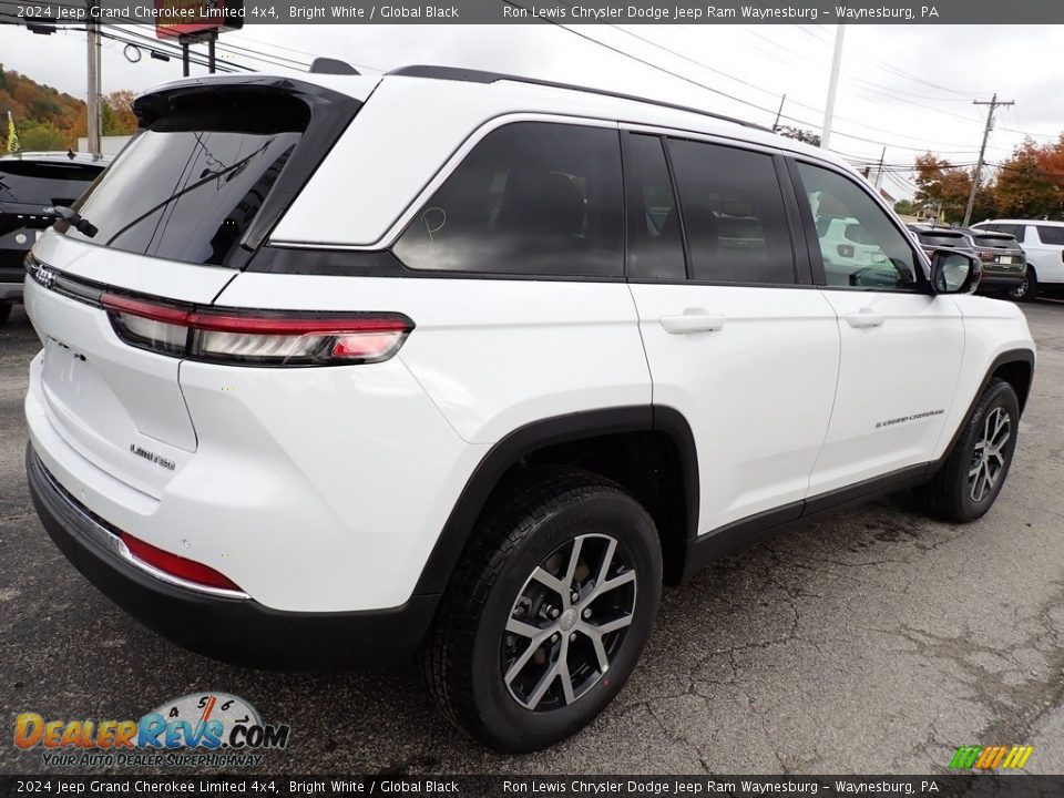 Bright White 2024 Jeep Grand Cherokee Limited 4x4 Photo #6