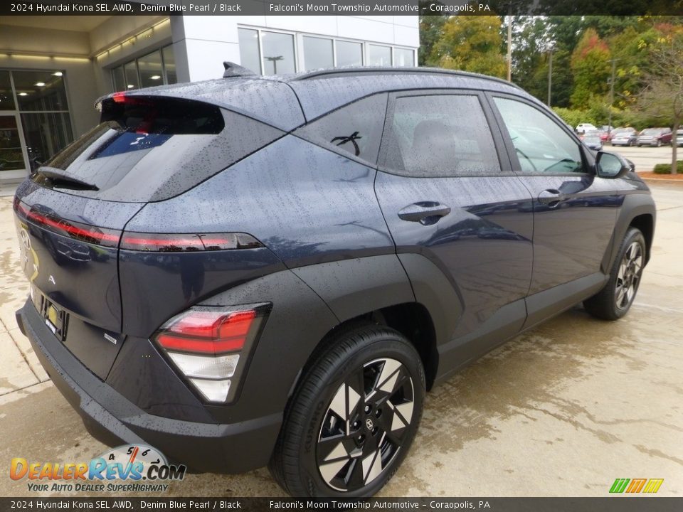 2024 Hyundai Kona SEL AWD Denim Blue Pearl / Black Photo #2