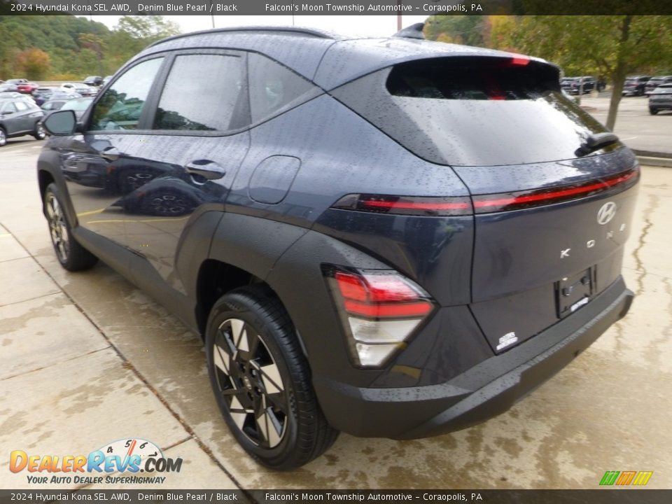 2024 Hyundai Kona SEL AWD Denim Blue Pearl / Black Photo #5