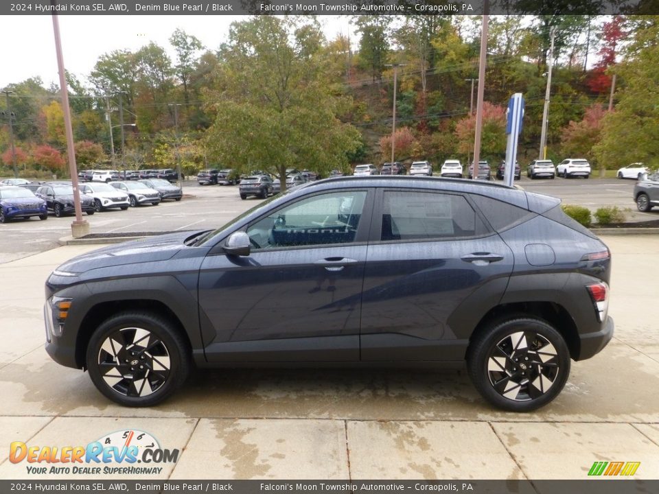 Denim Blue Pearl 2024 Hyundai Kona SEL AWD Photo #6