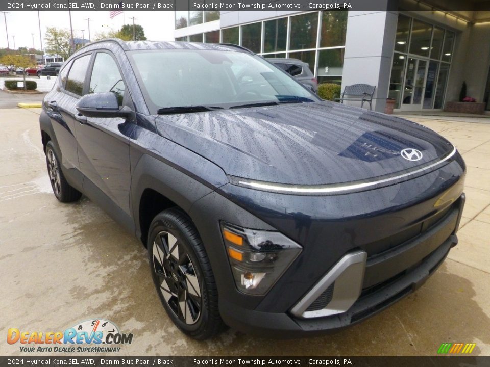 Denim Blue Pearl 2024 Hyundai Kona SEL AWD Photo #9