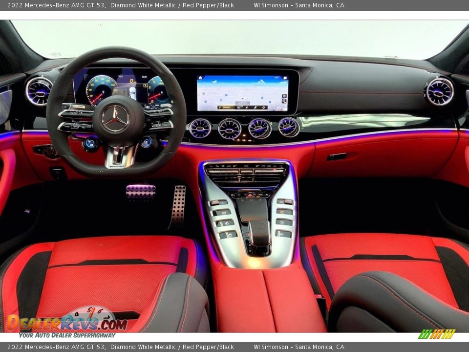 Red Pepper/Black Interior - 2022 Mercedes-Benz AMG GT 53 Photo #15
