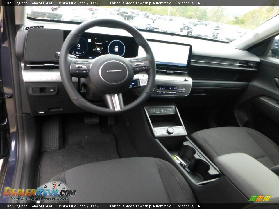 2024 Hyundai Kona SEL AWD Denim Blue Pearl / Black Photo #13