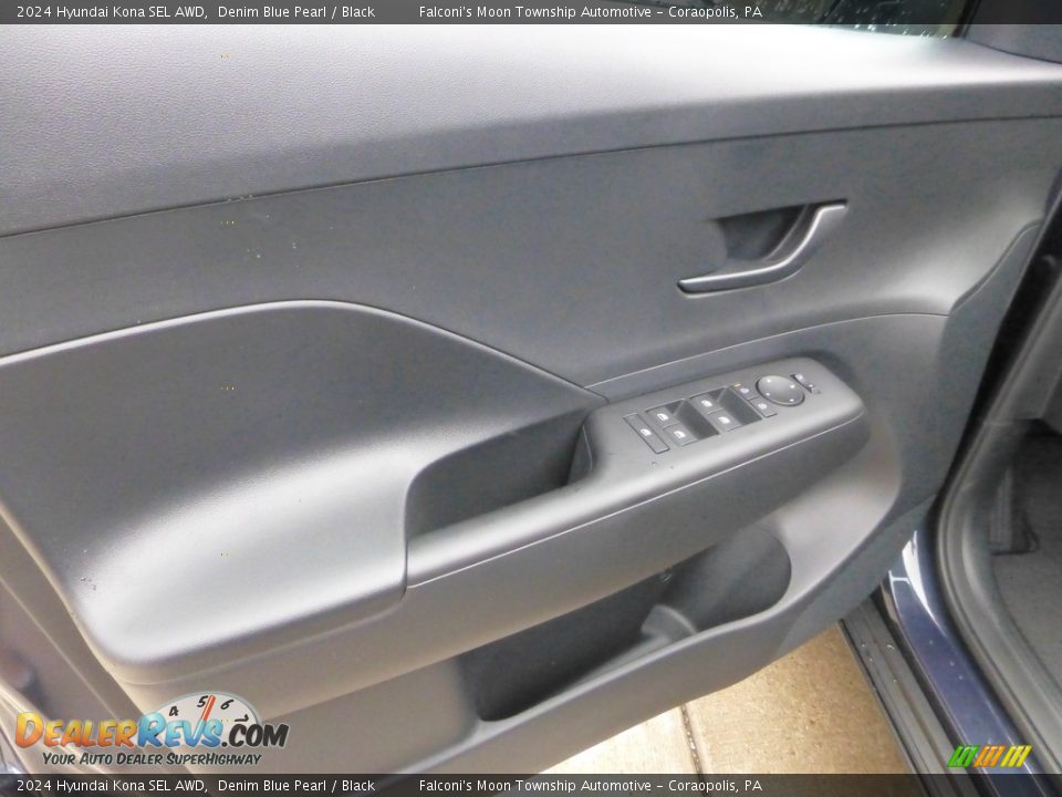 2024 Hyundai Kona SEL AWD Denim Blue Pearl / Black Photo #14