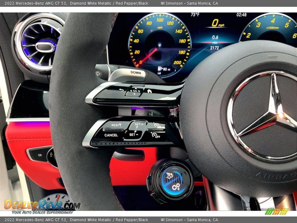 2022 Mercedes-Benz AMG GT 53 Steering Wheel Photo #21