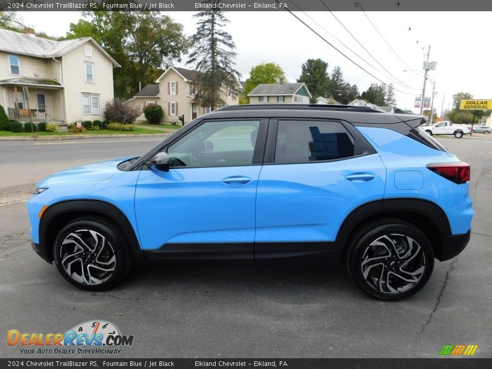 Fountain Blue 2024 Chevrolet Trailblazer RS Photo #11