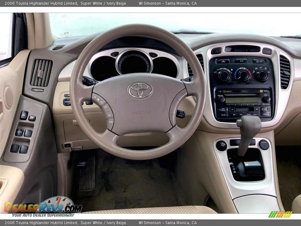 Dashboard of 2006 Toyota Highlander Hybrid Limited Photo #4