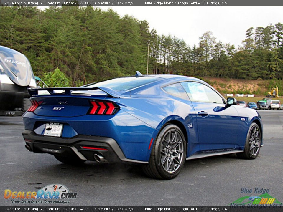 Atlas Blue Metallic 2024 Ford Mustang GT Premium Fastback Photo #6