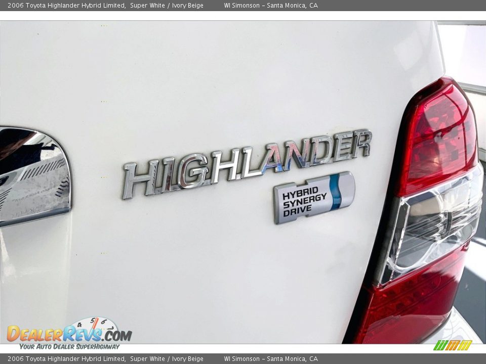 2006 Toyota Highlander Hybrid Limited Logo Photo #7