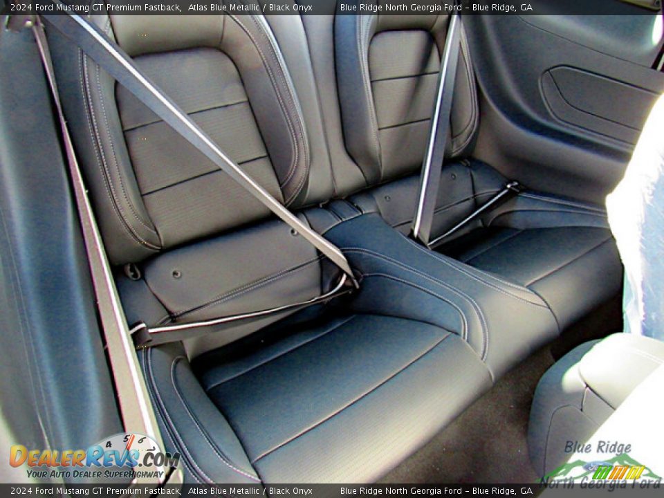 Rear Seat of 2024 Ford Mustang GT Premium Fastback Photo #13