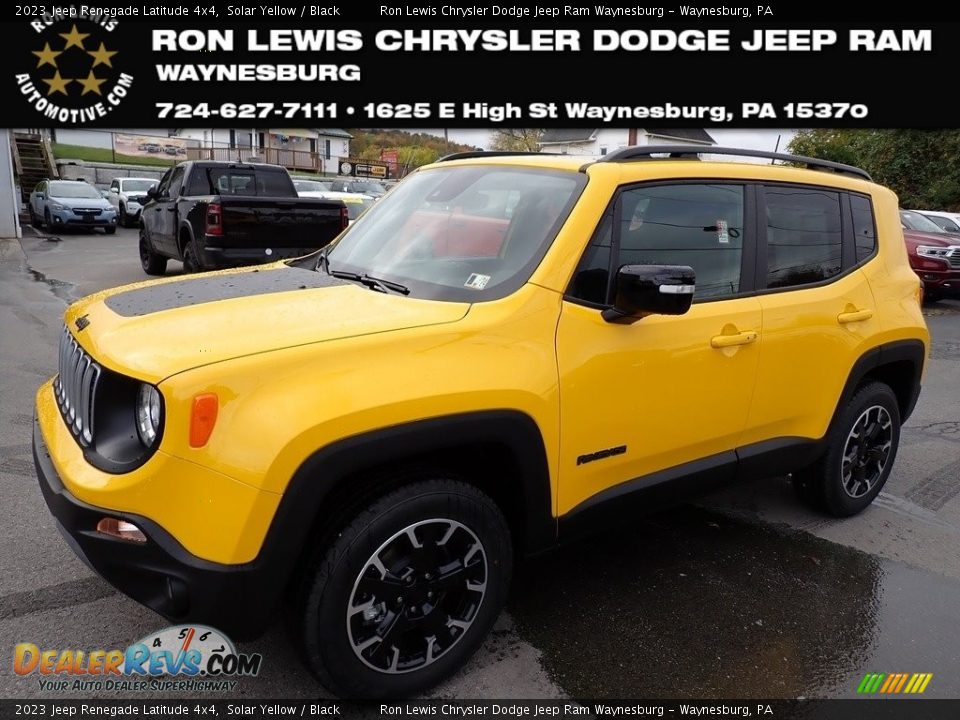 2023 Jeep Renegade Latitude 4x4 Solar Yellow / Black Photo #1