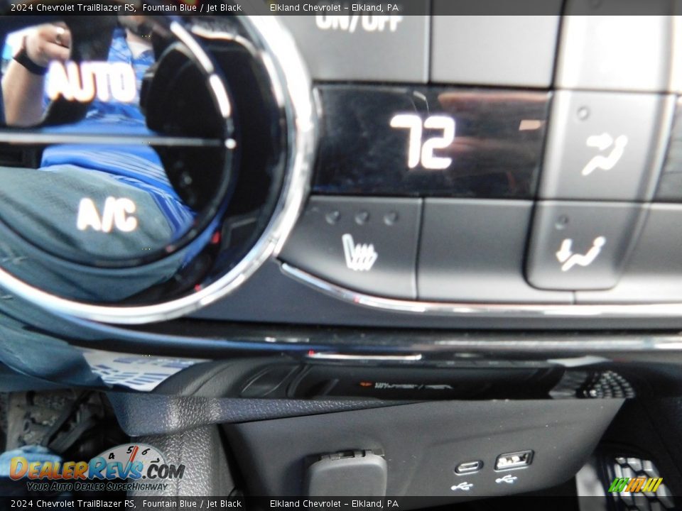 2024 Chevrolet TrailBlazer RS Fountain Blue / Jet Black Photo #35