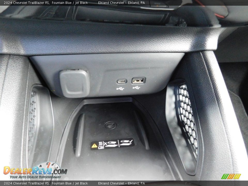2024 Chevrolet TrailBlazer RS Fountain Blue / Jet Black Photo #36