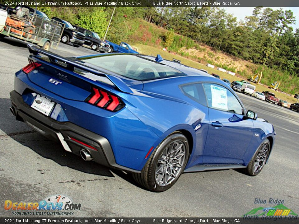 2024 Ford Mustang GT Premium Fastback Atlas Blue Metallic / Black Onyx Photo #25