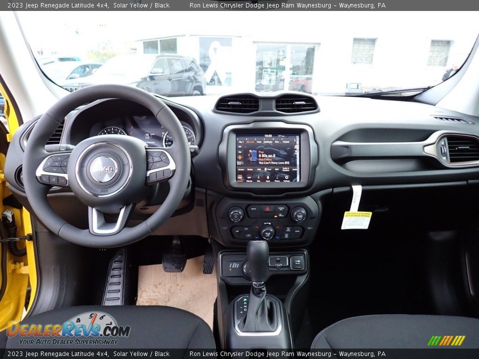 Black Interior - 2023 Jeep Renegade Latitude 4x4 Photo #13